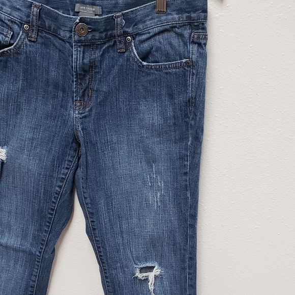 Ann Taylor Destroyed Boyfriend Jeans - Picture 3 of 6